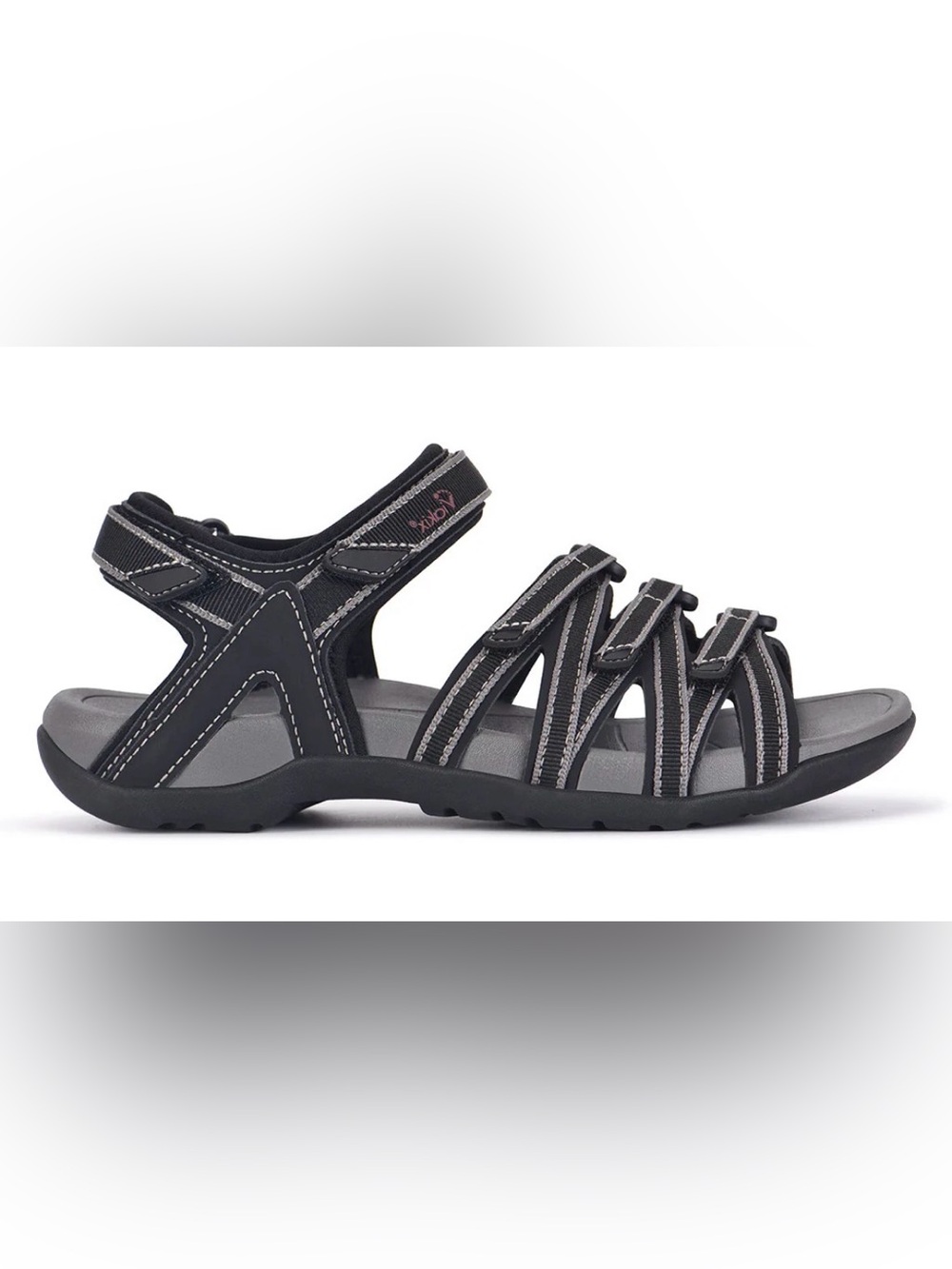 VIAKIX Acadia: Supportive Hiking Sandals for Women Size 7 Black